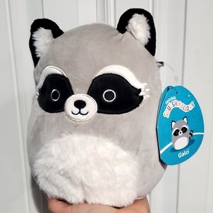 7-8" Squishmallow Galci the racoon Kellytoy Soft Plush Stuffed gift toy N…